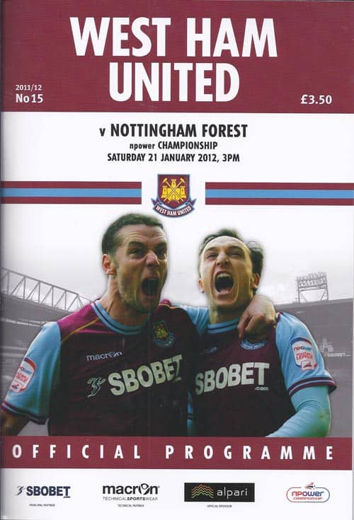 West Ham United FC v Nottingham Forest FC